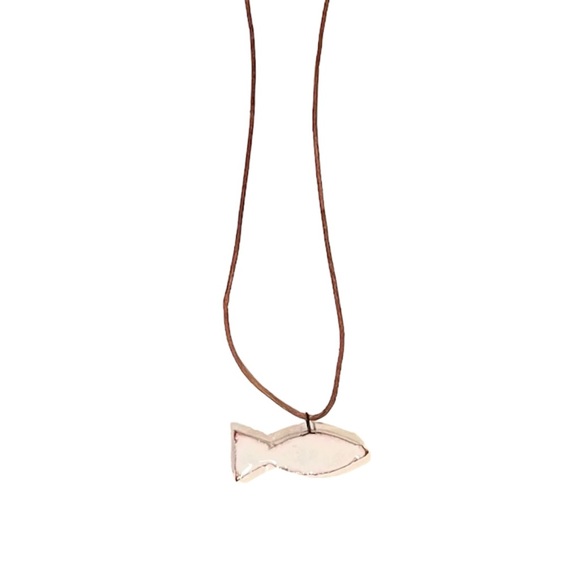 Ceramic fish necklace - Picture 4 of 5